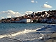 We could walk along the beach to Koroni town