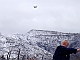 Throwing snowball at 1325 m.
