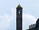 Sant'Antonio Abate; klocktornets tak av majolikaplattor.